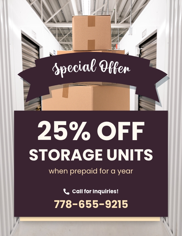 Vernon Storage Centre - Special Offer 2023